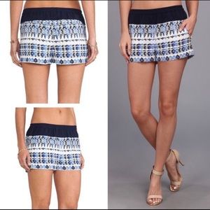 BCBGMaxAzria ‘Teagan’ shorts in Mystic Blue